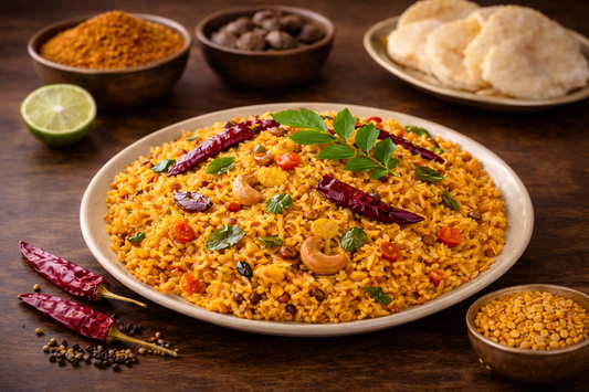 Pulihora Podi (Tangy Tamarind Rice Spice Blend)